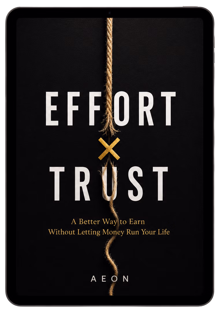 Effort × Trust ebook cover